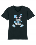 Cadou de Paste pentru tata. I'm the Daddy Bunny Easter Tricou mânecă scurtă guler V Bărbat Presenter