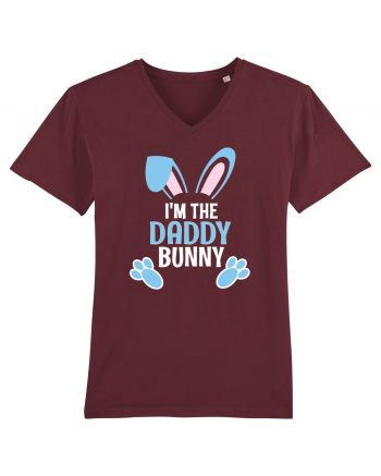 Cadou de Paste pentru tata. I'm the Daddy Bunny Easter Burgundy