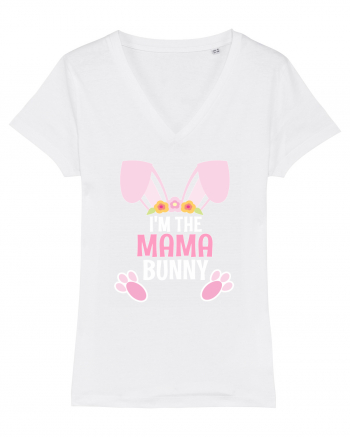 Cadou de Paste pentru mame. I'm the  Mama bunny White
