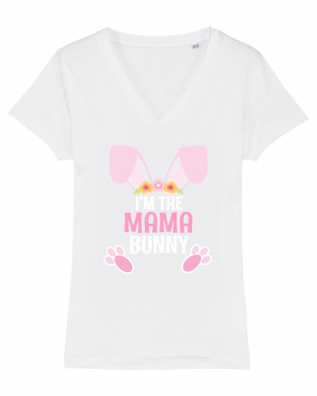 Cadou de Paste pentru mame. I'm the  Mama bunny White