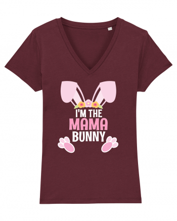 Cadou de Paste pentru mame. I'm the  Mama bunny Burgundy