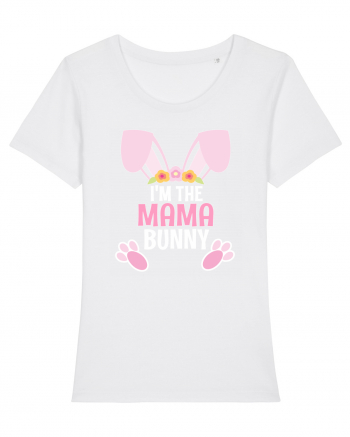 Cadou de Paste pentru mame. I'm the  Mama bunny White