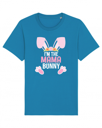 Cadou de Paste pentru mame. I'm the  Mama bunny Azur