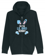 Cadou pentru fratele mai mic de Paste. I'm the Lil Bro Bunny Hanorac cu fermoar Unisex Connector
