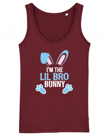 Cadou pentru fratele mai mic de Paste. I'm the Lil Bro Bunny Burgundy