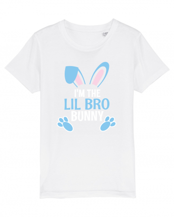 Cadou pentru fratele mai mic de Paste. I'm the Lil Bro Bunny White