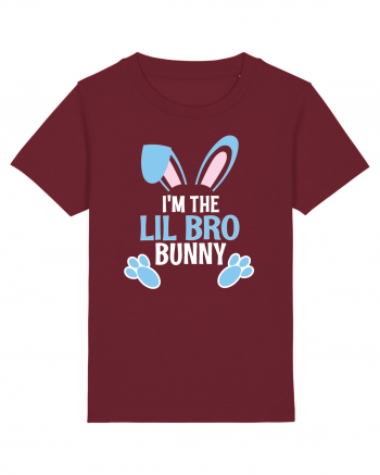 Cadou pentru fratele mai mic de Paste. I'm the Lil Bro Bunny Burgundy