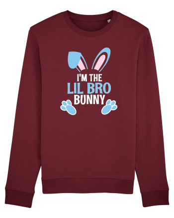 Cadou pentru fratele mai mic de Paste. I'm the Lil Bro Bunny Burgundy