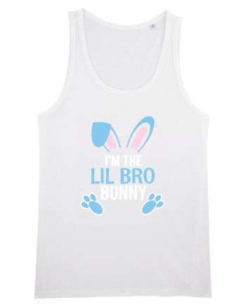 Cadou pentru fratele mai mic de Paste. I'm the Lil Bro Bunny White