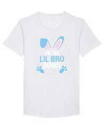 Cadou pentru fratele mai mic de Paste. I'm the Lil Bro Bunny Tricou mânecă scurtă guler larg Bărbat Skater