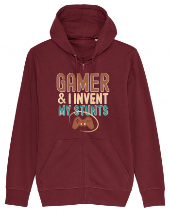 Sunt Gamer si imi inventez schemele si peripetiile. Gamer and I invent my s Burgundy