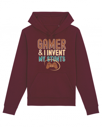 Sunt Gamer si imi inventez schemele si peripetiile. Gamer and I invent my s Burgundy