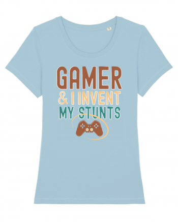 Sunt Gamer si imi inventez schemele si peripetiile. Gamer and I invent my s Sky Blue