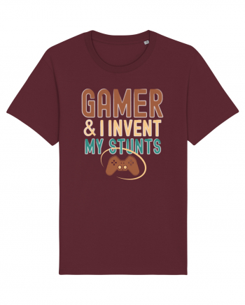 Sunt Gamer si imi inventez schemele si peripetiile. Gamer and I invent my s Burgundy