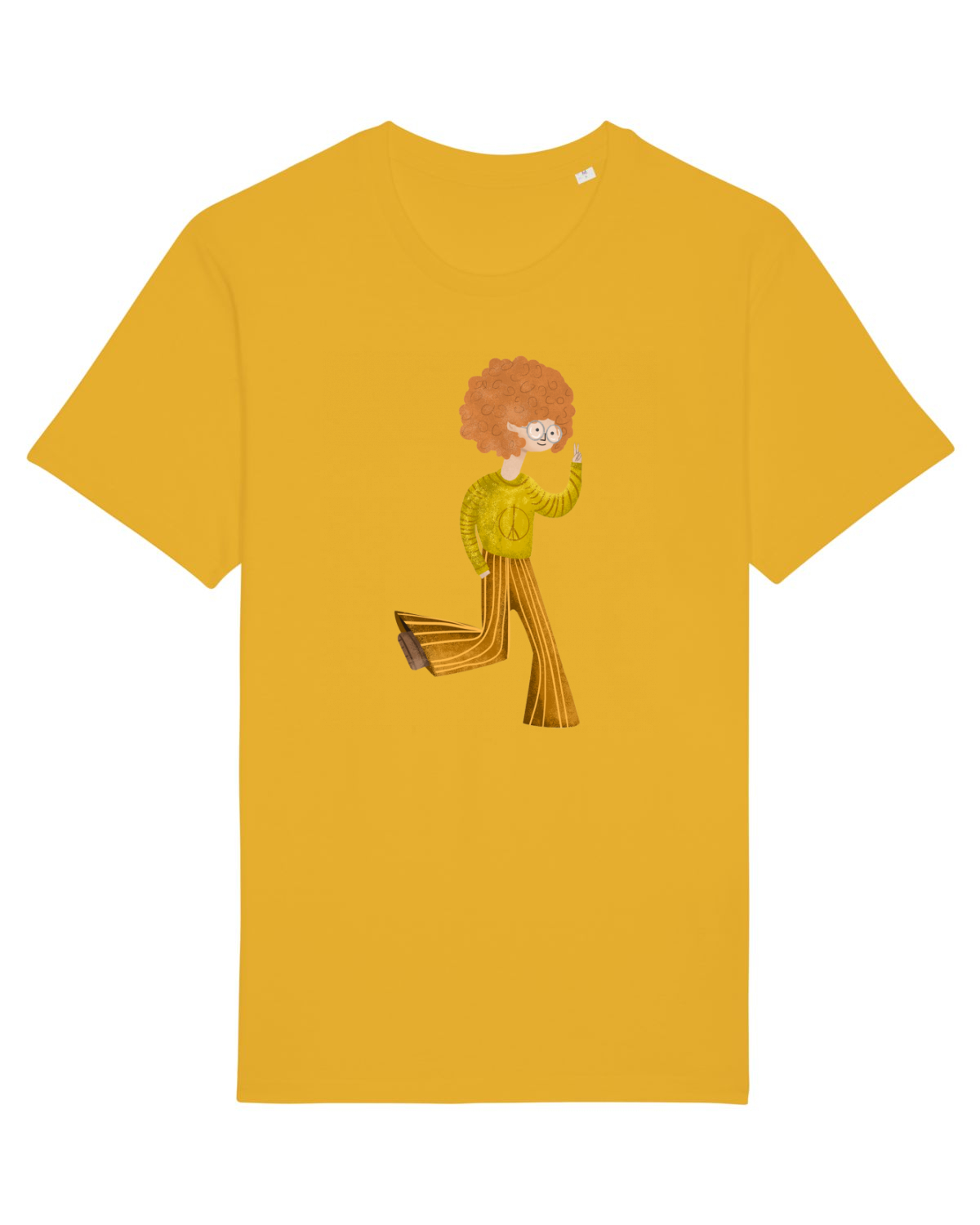 Tricou mânecă scurtă Unisex Rocker Spectra Yellow