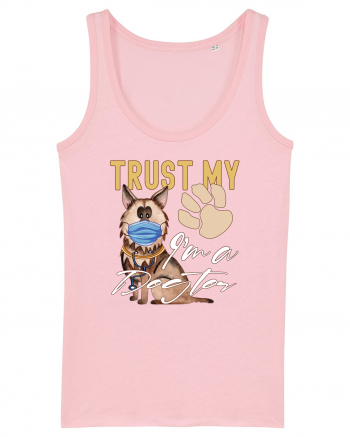 Ai incredere in labuta mea sunt doctor. Trust my paw I'm a dogtor Cotton Pink