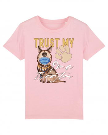 Ai incredere in labuta mea sunt doctor. Trust my paw I'm a dogtor Cotton Pink