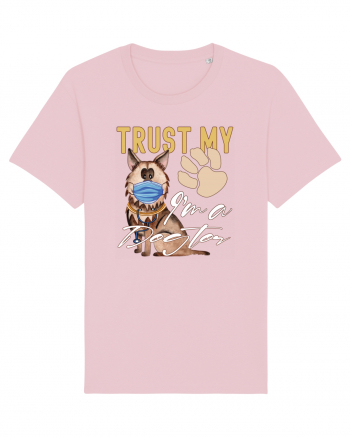 Ai incredere in labuta mea sunt doctor. Trust my paw I'm a dogtor Cotton Pink