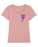alienboi ROSE Tricou mânecă scurtă guler larg fitted Damă Expresser