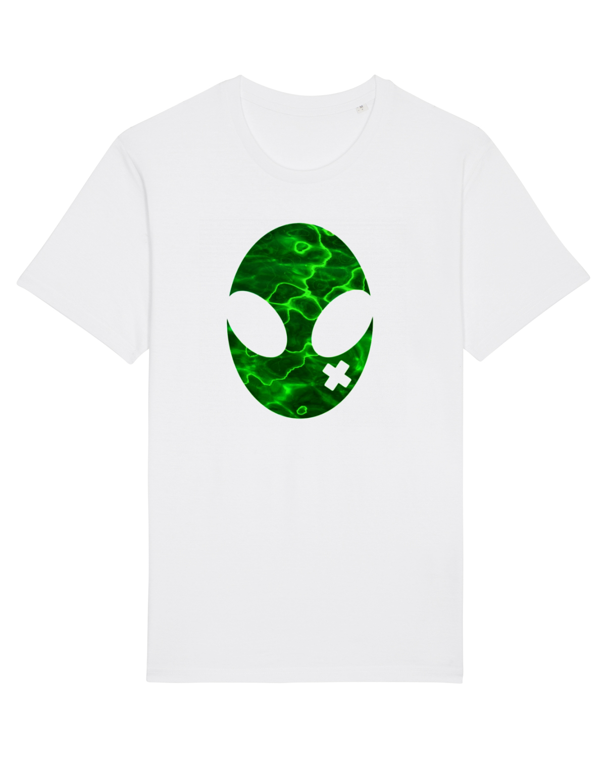 Tricou mânecă scurtă Unisex Rocker White