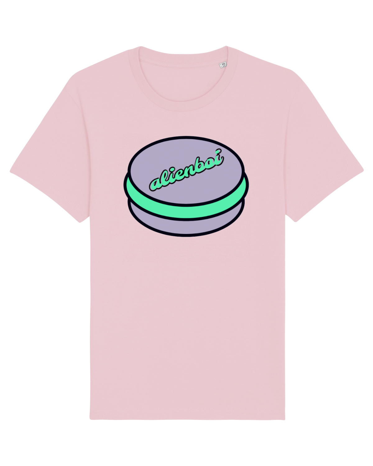 Tricou mânecă scurtă Unisex Rocker Cotton Pink