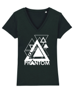 Phantom  Tricou mânecă scurtă guler V Damă Evoker