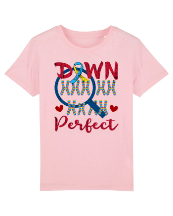 World Down 21 Trisomy Day Chromosomes Under Magnifying Glass Cotton Pink