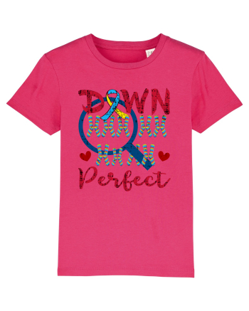 World Down 21 Trisomy Day Chromosomes Under Magnifying Glass Raspberry