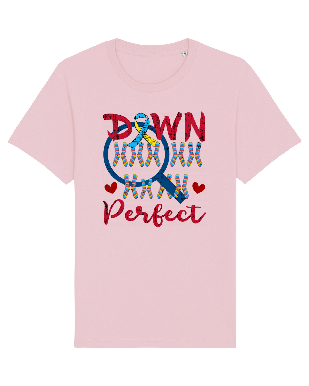 Tricou mânecă scurtă Unisex Rocker Cotton Pink