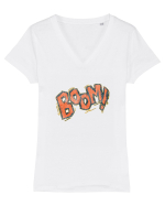 Boom! Tricou mânecă scurtă guler V Damă Evoker