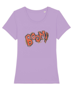 Boom! Tricou mânecă scurtă guler larg fitted Damă Expresser