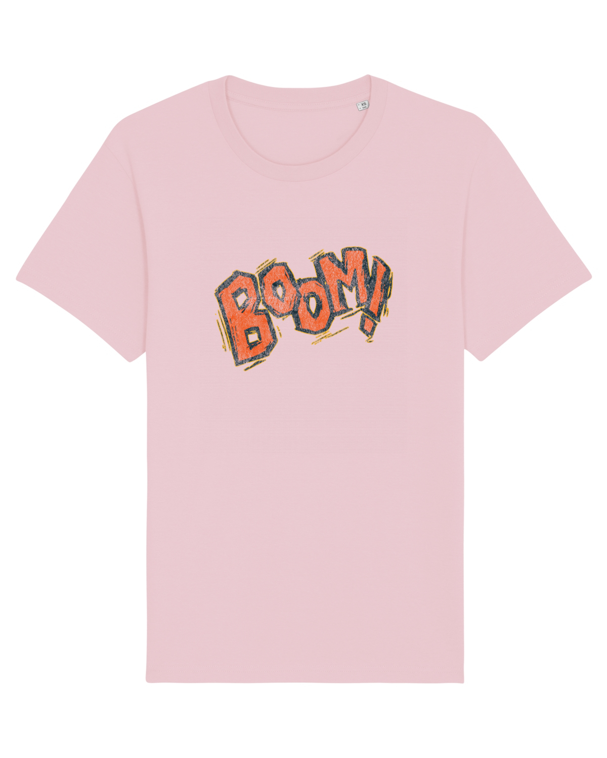 Tricou mânecă scurtă Unisex Rocker Cotton Pink