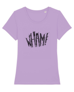 Wham! Tricou mânecă scurtă guler larg fitted Damă Expresser