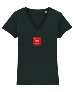 [Thunder crashes, engine roaring] Tricou mânecă scurtă guler V Damă Evoker