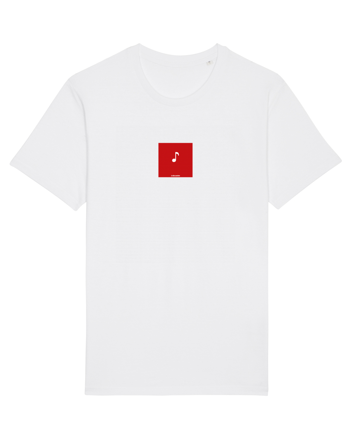 Tricou mânecă scurtă Unisex Rocker White