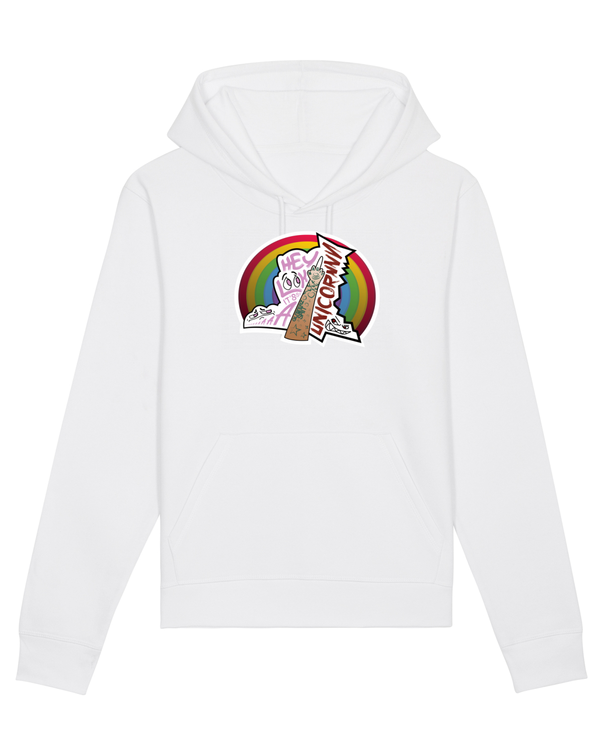 Hanorac Unisex Drummer White