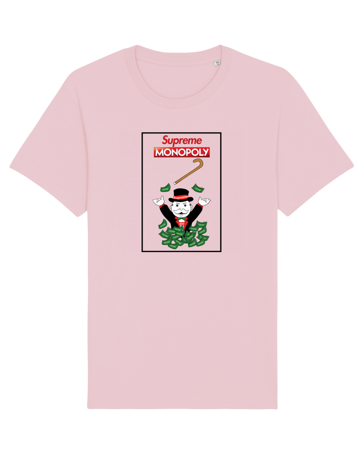 Tricou mânecă scurtă Unisex Rocker Cotton Pink