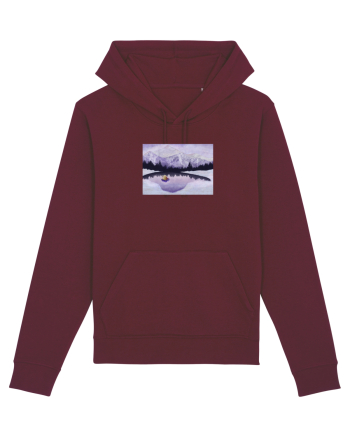 Purple Kitty Love  Burgundy