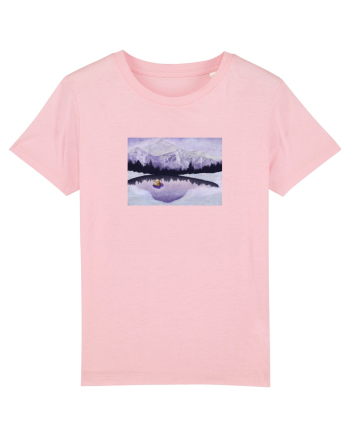 Purple Kitty Love  Cotton Pink