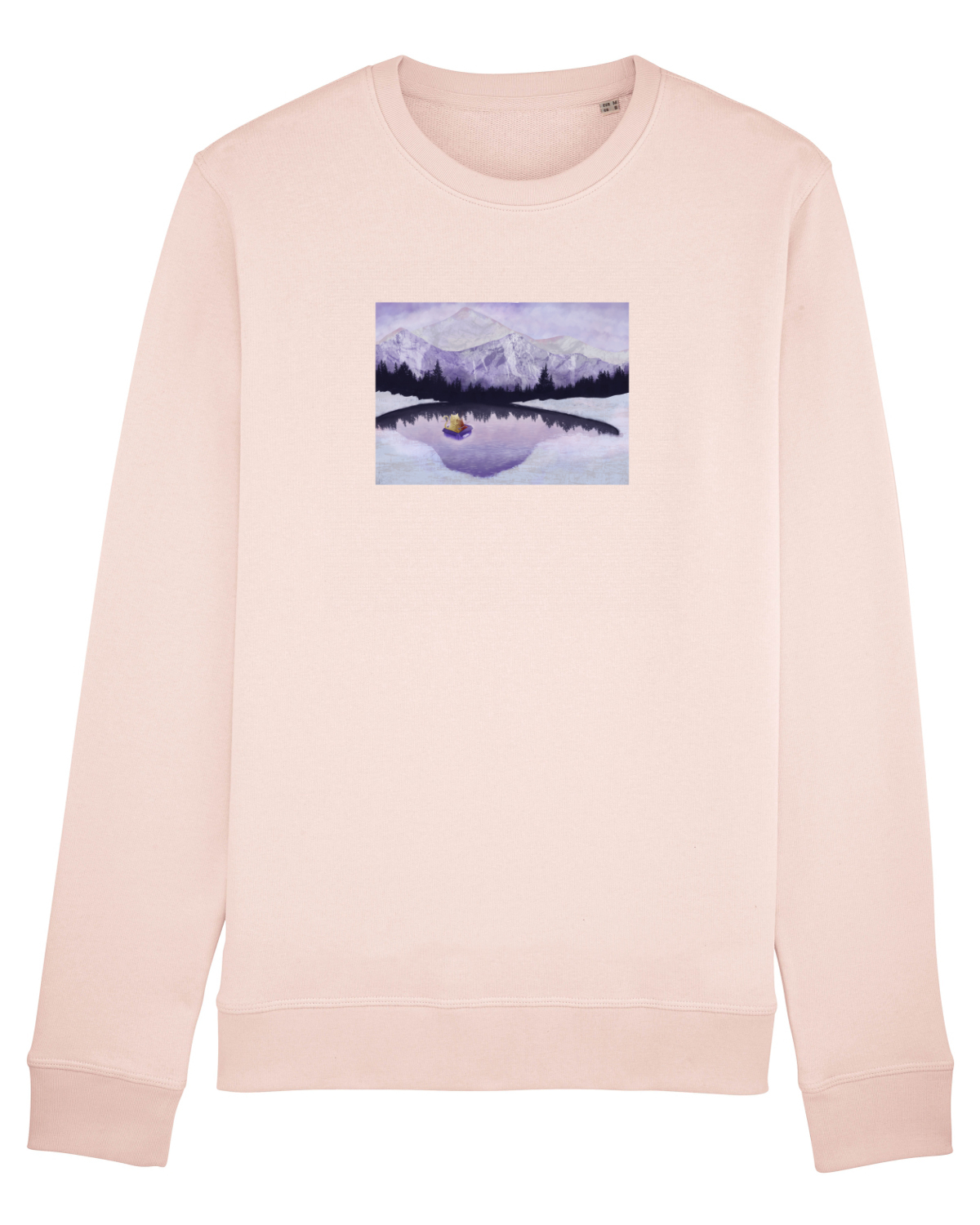 Bluză mânecă lungă Unisex Rise Candy Pink