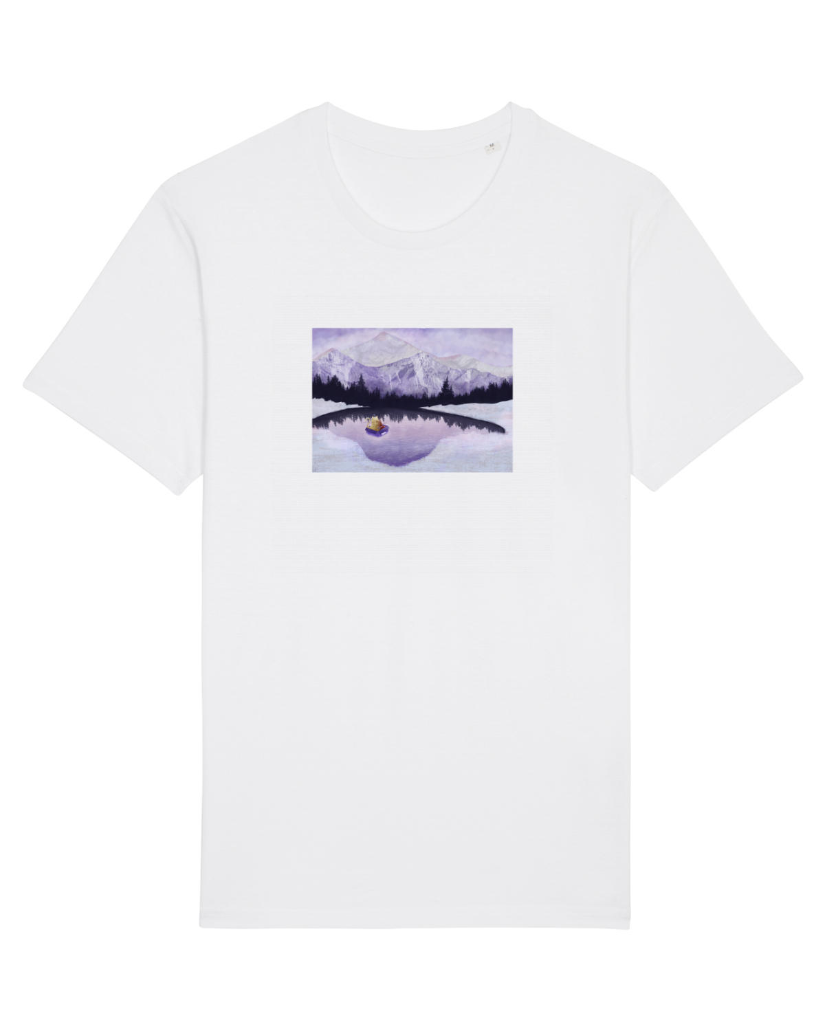 Tricou mânecă scurtă Unisex Rocker White