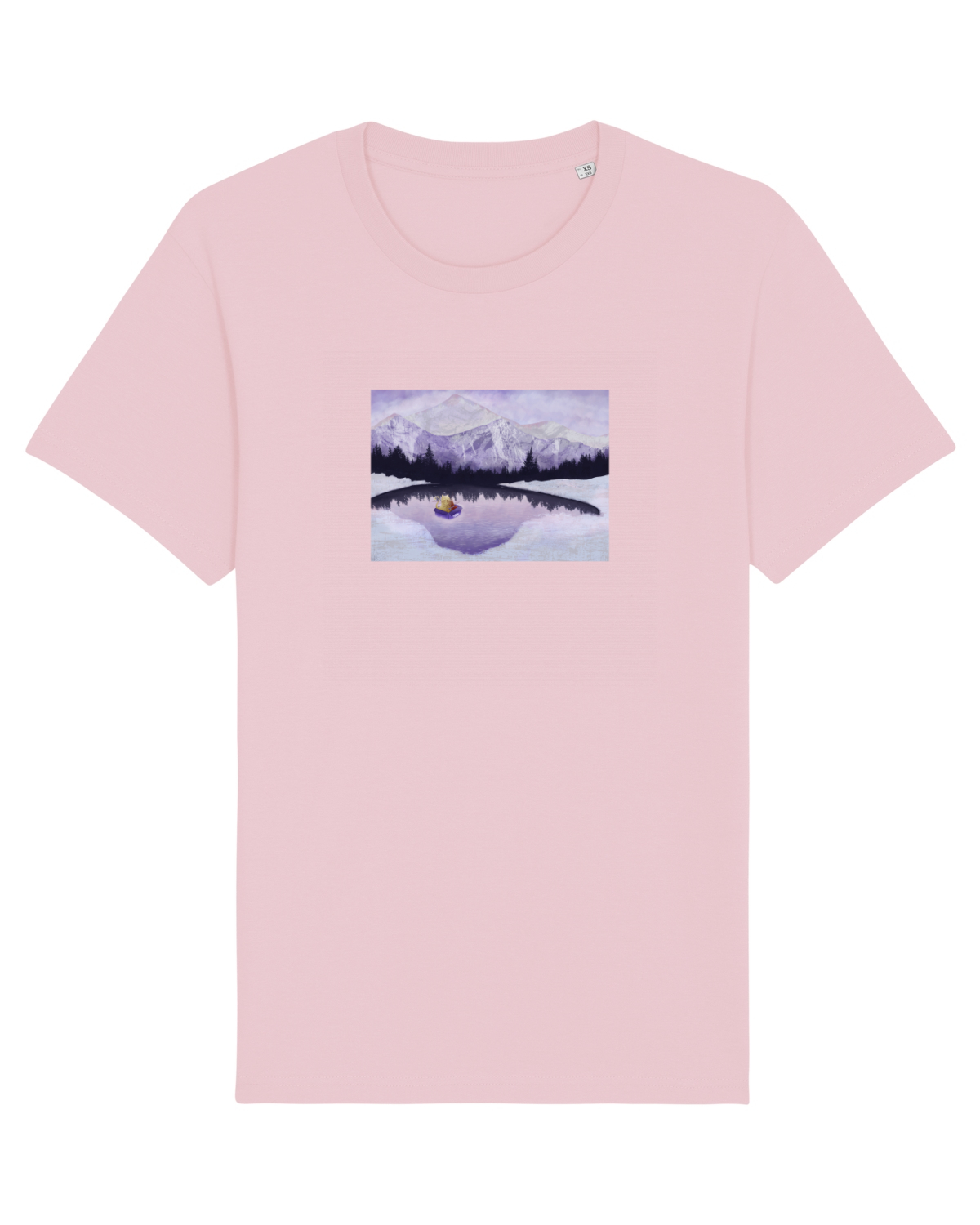 Tricou mânecă scurtă Unisex Rocker Cotton Pink