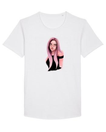 Pink Girl White