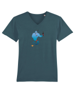 Genie Tricou mânecă scurtă guler V Bărbat Presenter