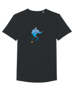 Genie Tricou mânecă scurtă guler larg Bărbat Skater