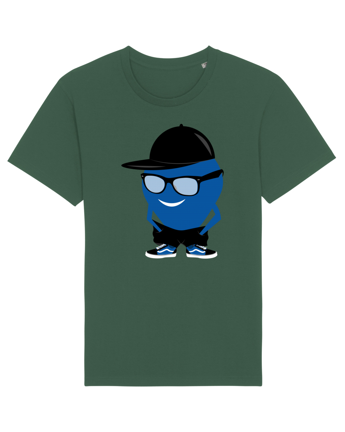 Tricou mânecă scurtă Unisex Rocker Bottle Green
