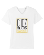 Sezi Bland Tricou mânecă scurtă guler V Bărbat Presenter