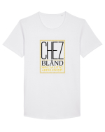Sezi Bland Tricou mânecă scurtă guler larg Bărbat Skater