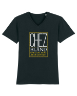 Sezi Bland Tricou mânecă scurtă guler V Bărbat Presenter
