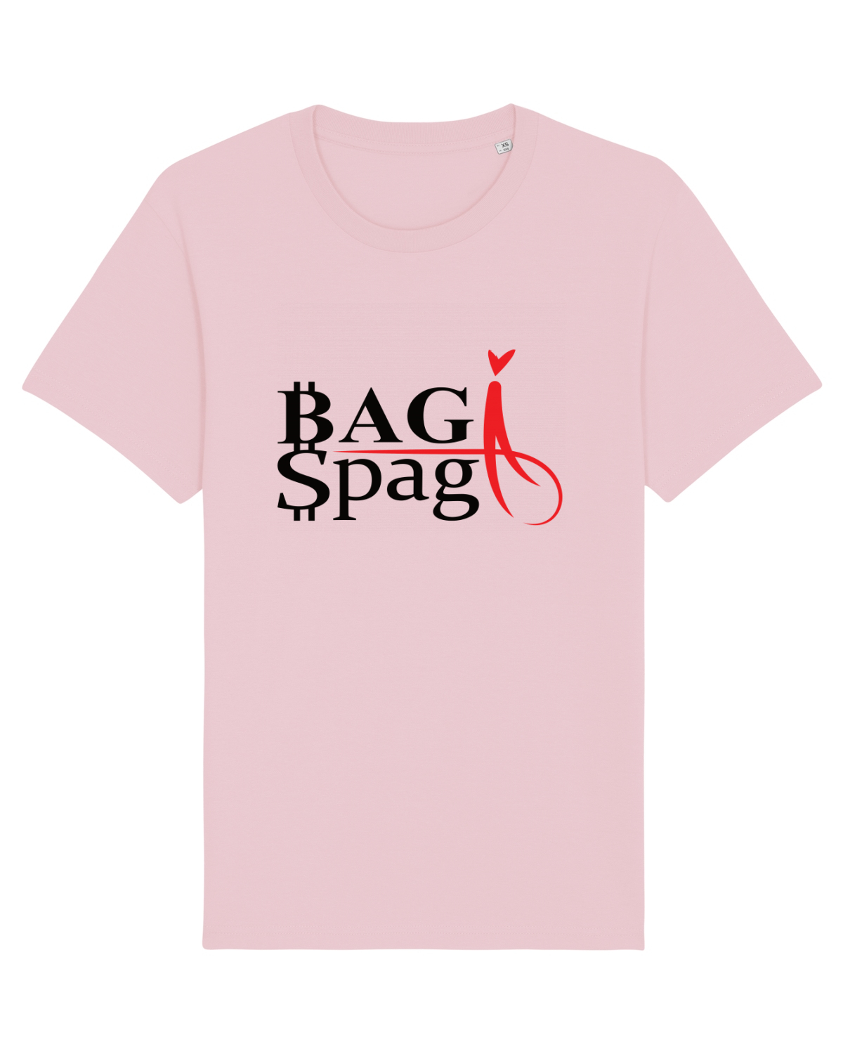 Tricou mânecă scurtă Unisex Rocker Cotton Pink